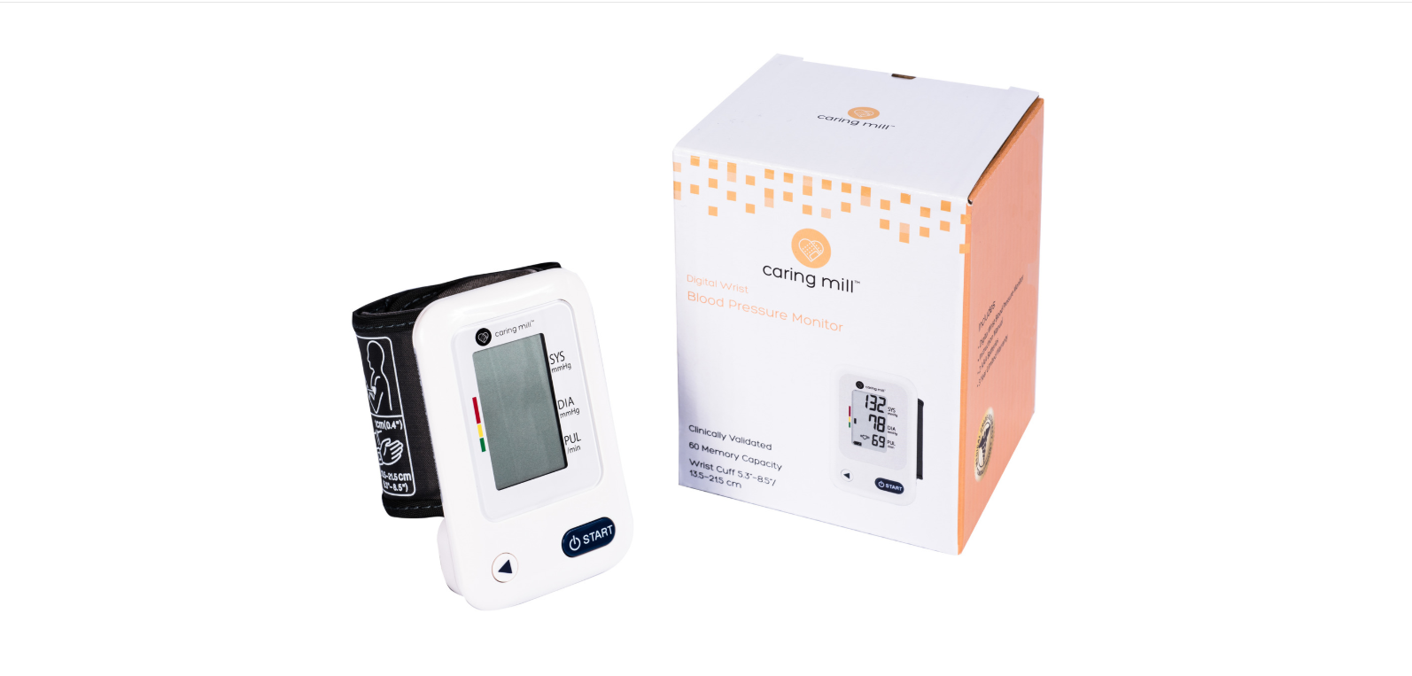 Caring Mill blood pressure monitor