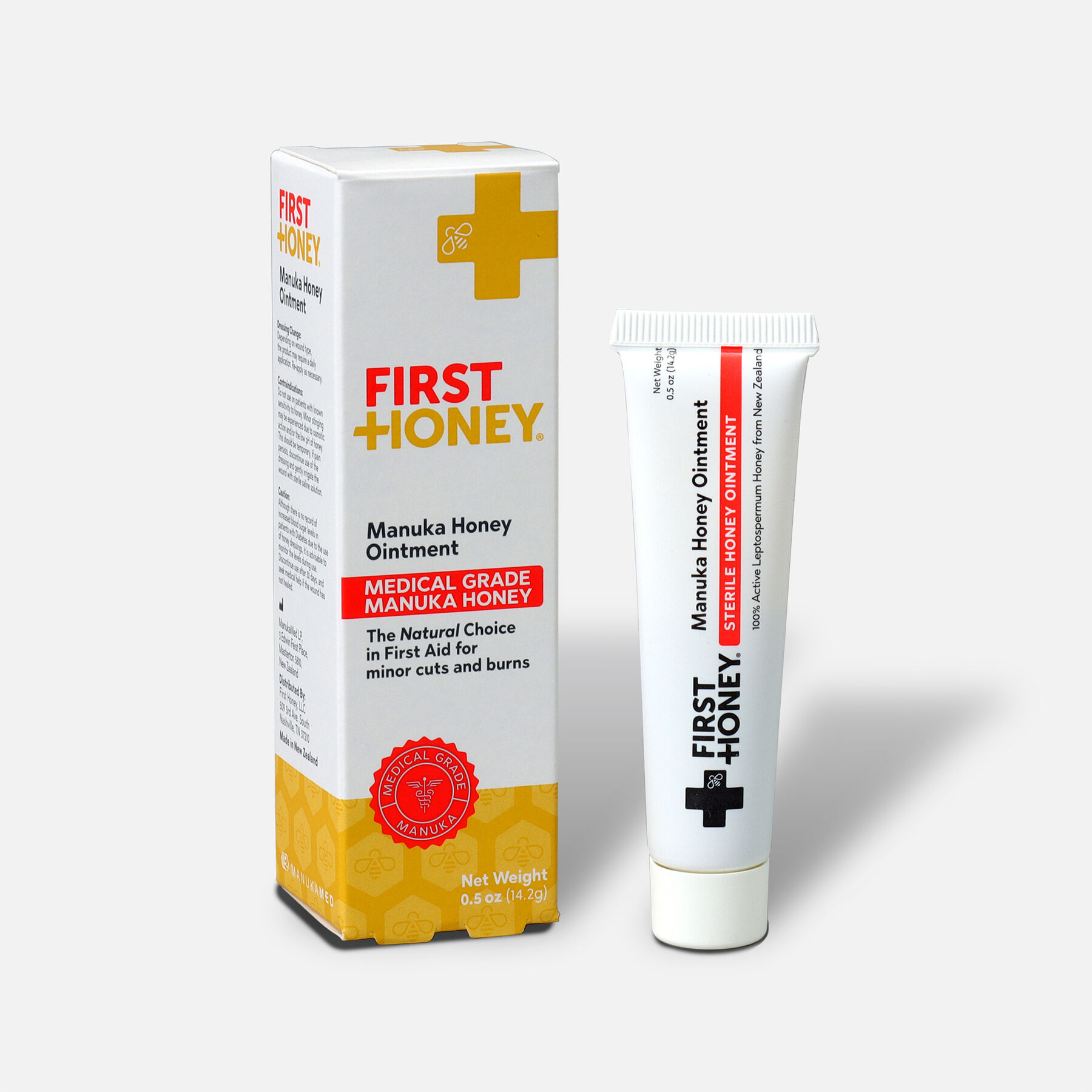 First Honey Wound Healing Ointment, 0.5 oz