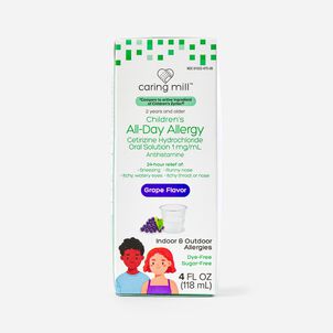 Caring Mill ™ Children’s Cetirizine Hydrochloride All Day Allergy Oral Solution 4 oz.