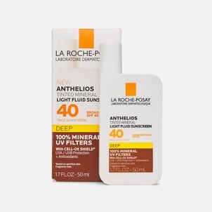 La Roche-Posay Anthelios Mineral Tinted Light Fluid Face Sunscreen, SPF 40, 1.7 fl oz.