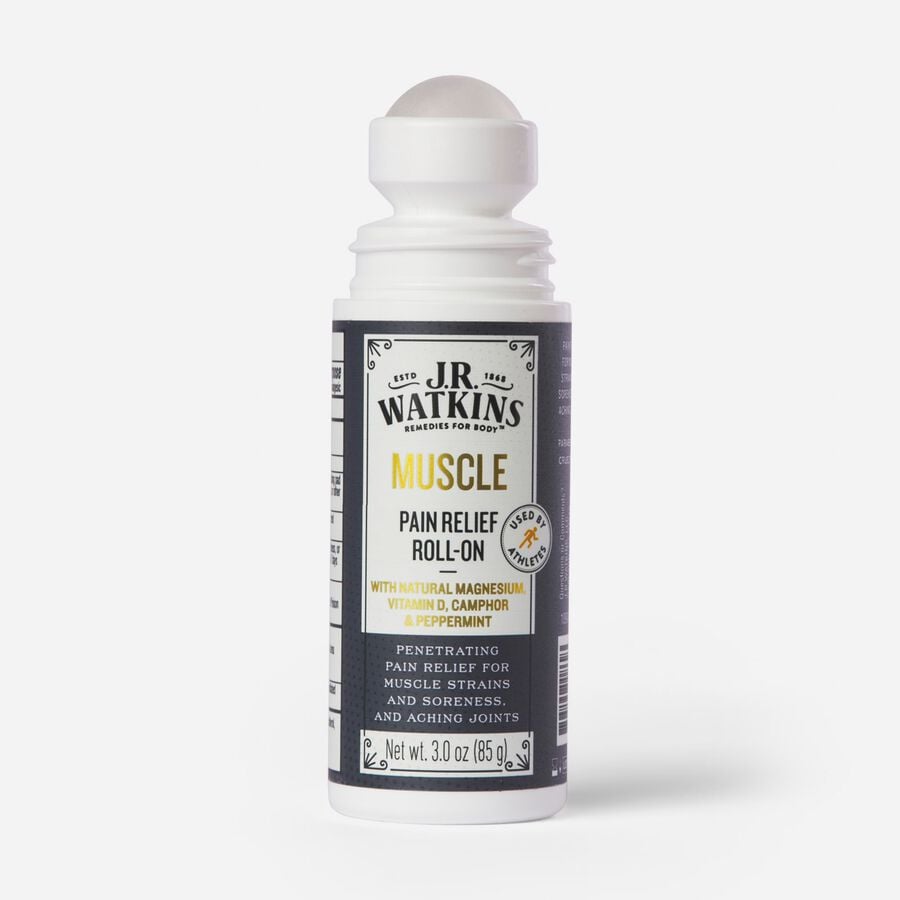 J.R. Watkins Muscle Pain Relief Roll-On With Magnesium, 3 fl oz., , large image number 2
