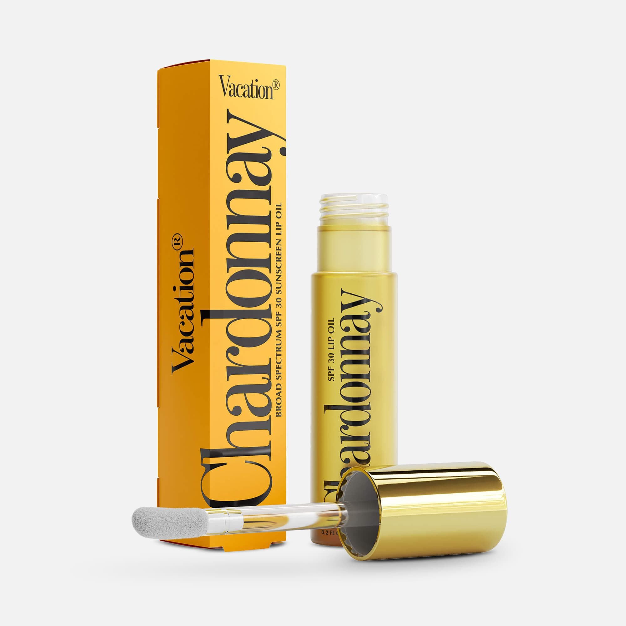 Vacation Chardonnay Lip Oil, SPF 30, 2 fl oz
