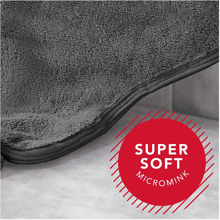 Sunbeam Heated Back Wrap, Gray, 4 Heat Settings, , large image number 4