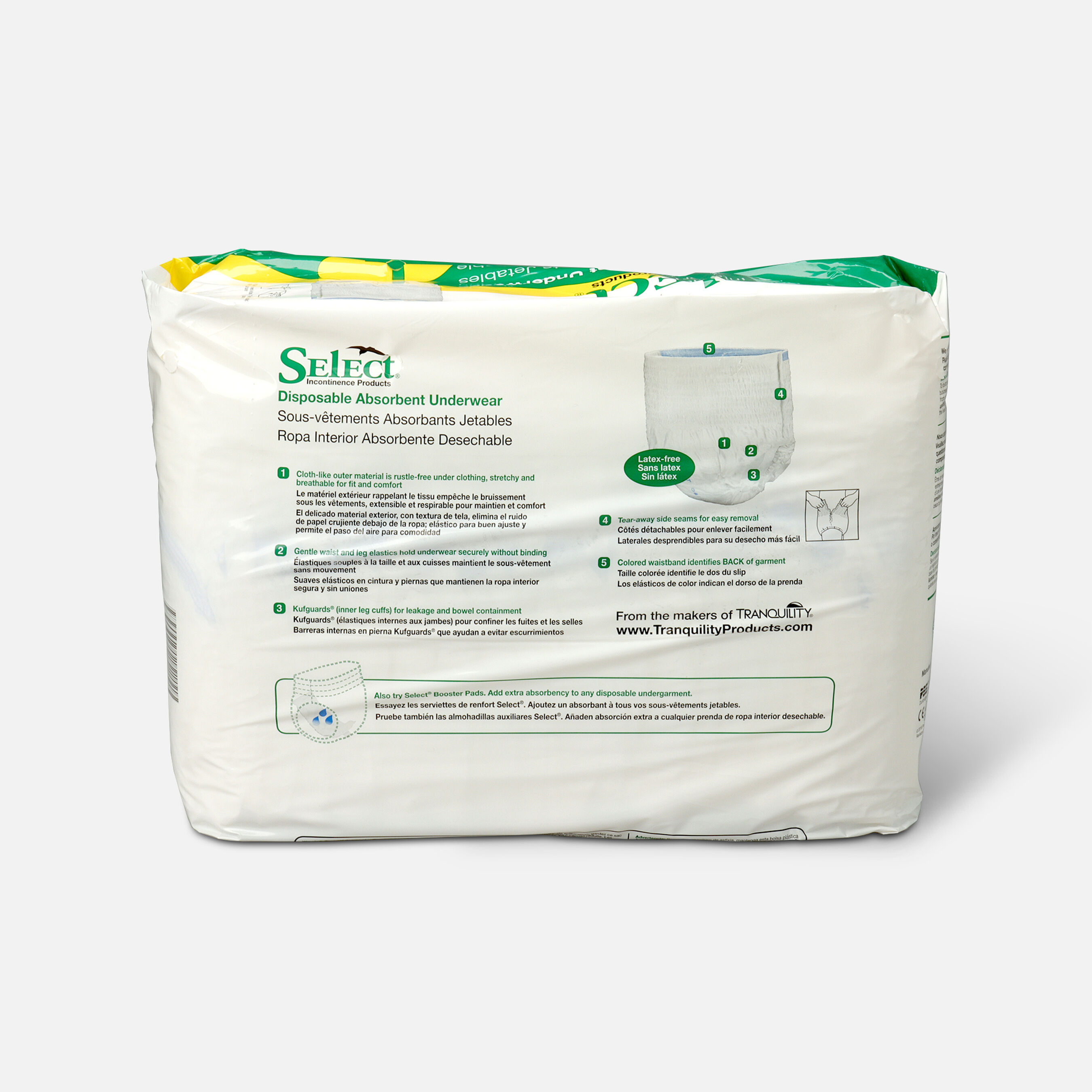 Select Disposable Absorbent Underwear