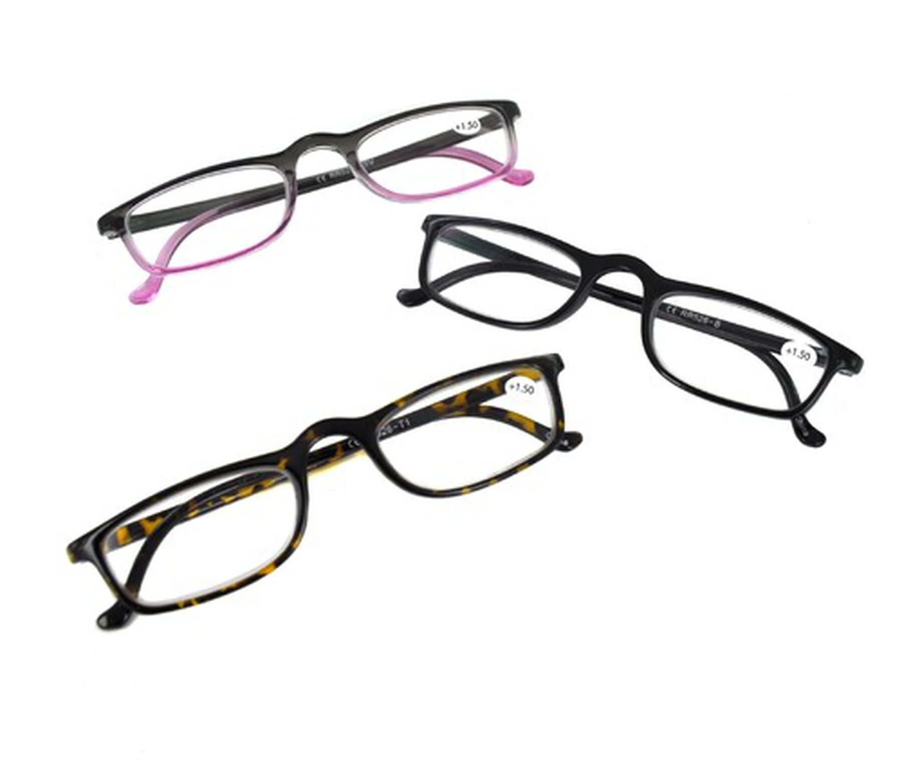 In Focus Designer 3 Pack Reading Glasses