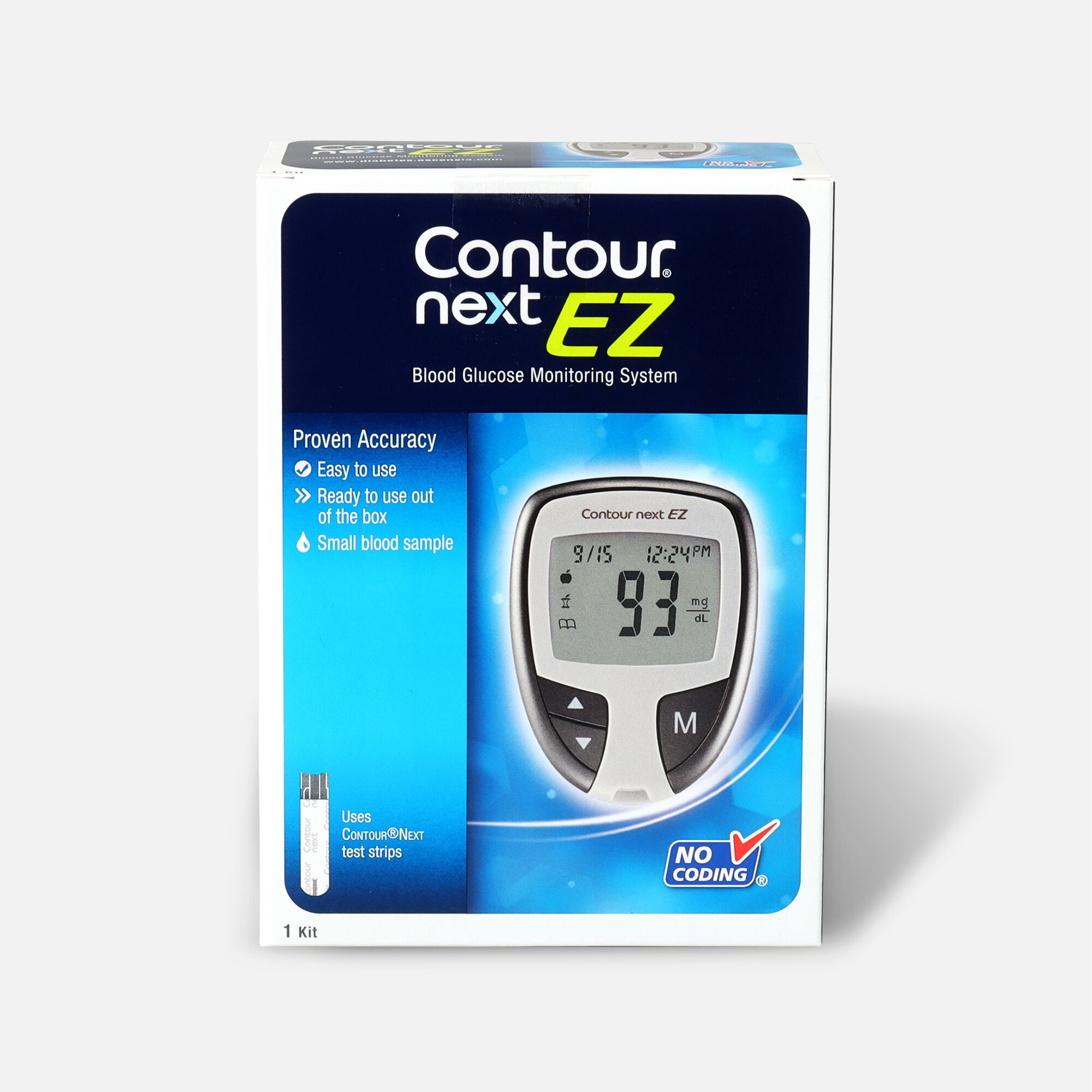 contour next one blood glucose monitoring system