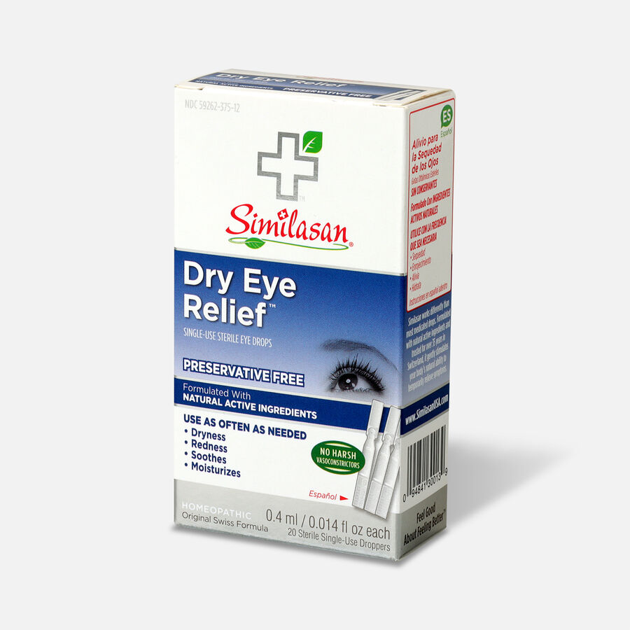 Similasan Dry Eye Relief, 20 Single Use Droppers, 0.014 fl oz., , large image number 2