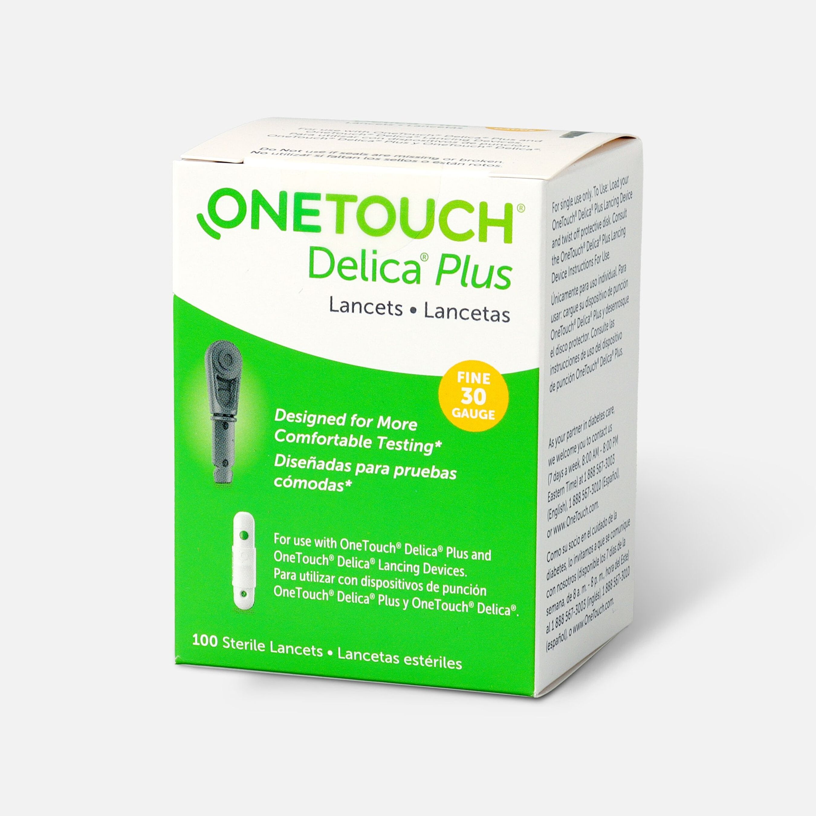 Delica Plus Lancet 30G (100 count)