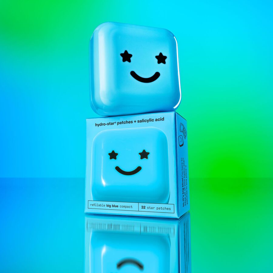 Starface Hydro-Star Blue Pimple Patches + Salicylic Acid & Big Blue Compact, 32 ct., , large image number 3