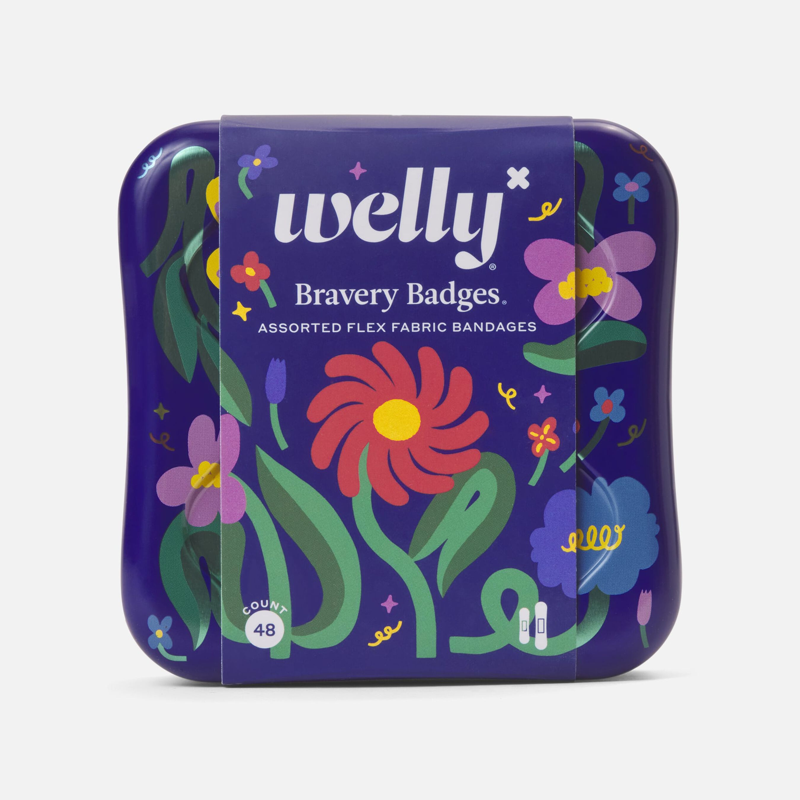 HSA Eligible Welly Bravery Bandages Wonderland Floral, 48 ct. HSA
