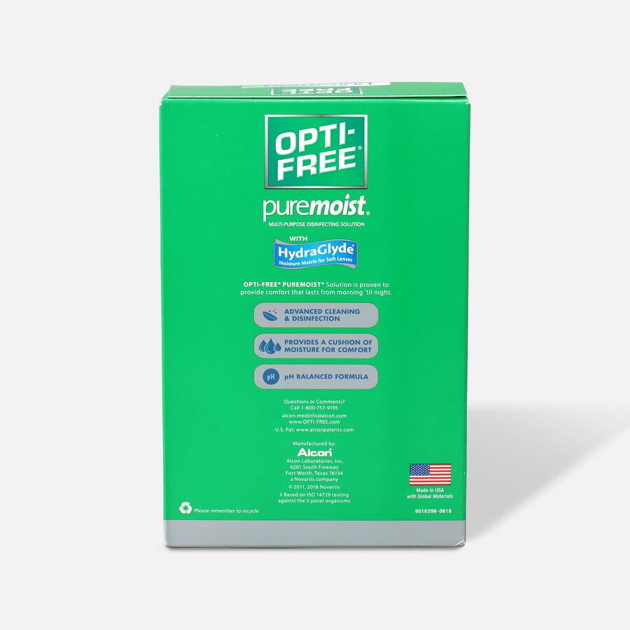 Opti-Free PureMoist Disinfecting Solution 10 fl oz. (2-Pack), , large image number 1