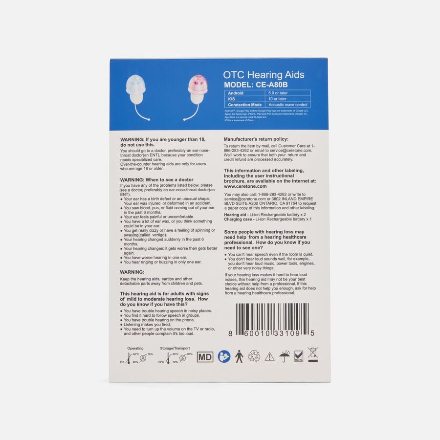 Ceretone Core One OTC Hearing Aids, , large image number 5