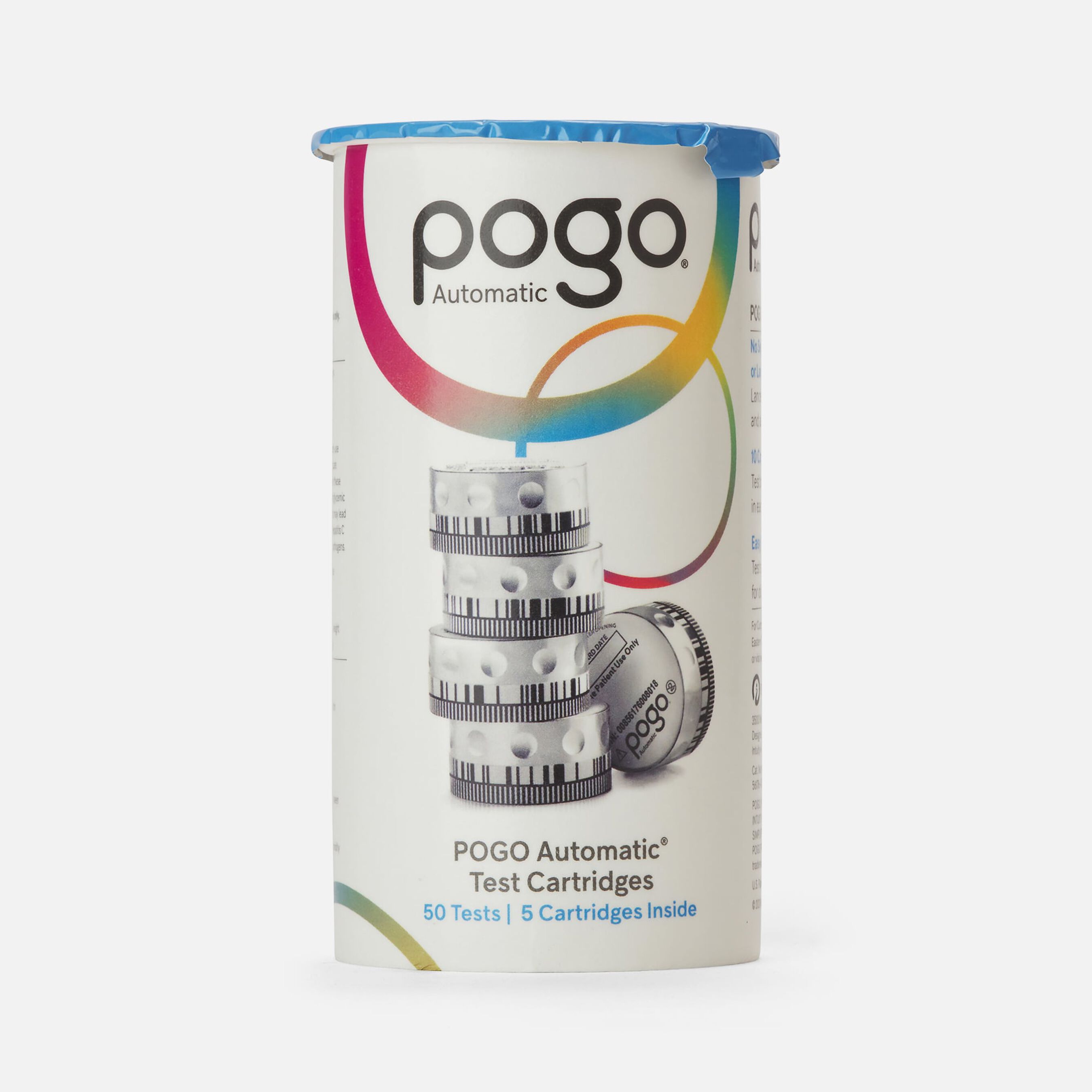 HSA Eligible POGO Automatic Test Cartridges Tube, 50 Tests HSA Eligible