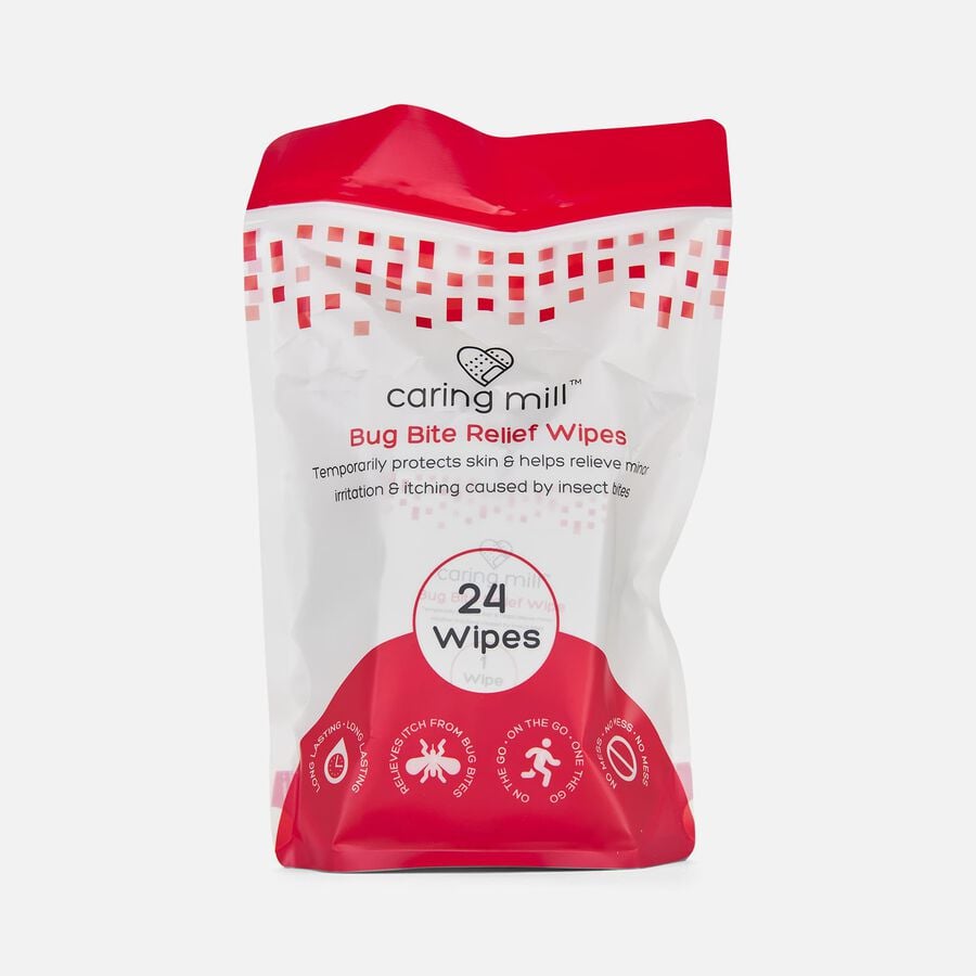 Caring Mill Bug Bite Relief Wipes, 24 ct., , large image number 0