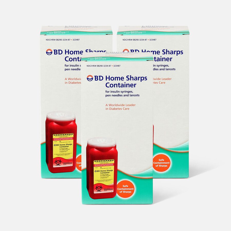 HSA Eligible BD Home Sharps Container (3Pack) HSA Eligible