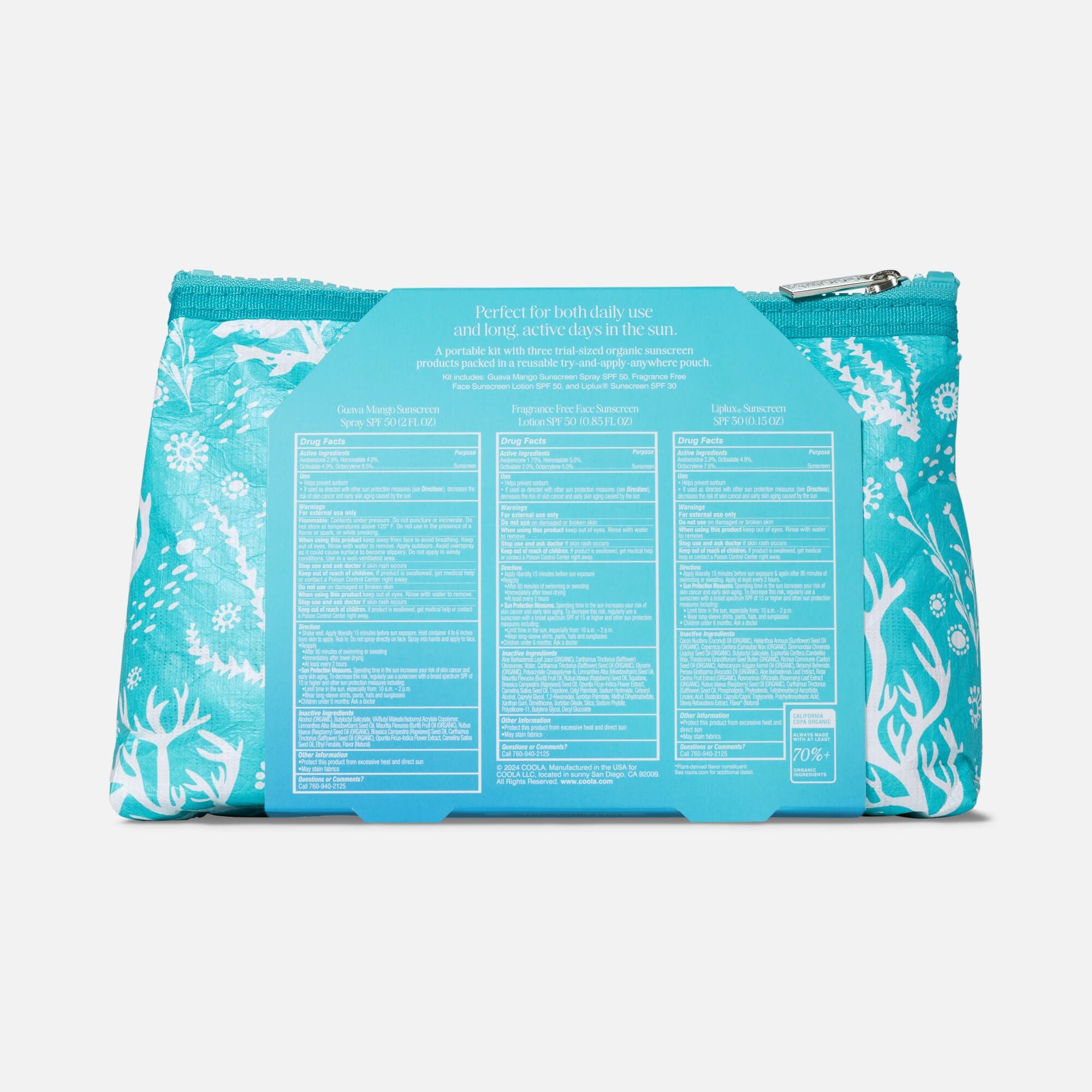 COOLA® 3-Piece Classic Suncare Travel Set by Coola | HSA Store