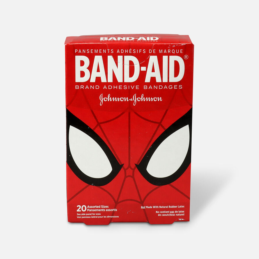 Band-Aid Adhesive Bandages, Spiderman, Assorted Sizes, 20 ct., , large image number 1