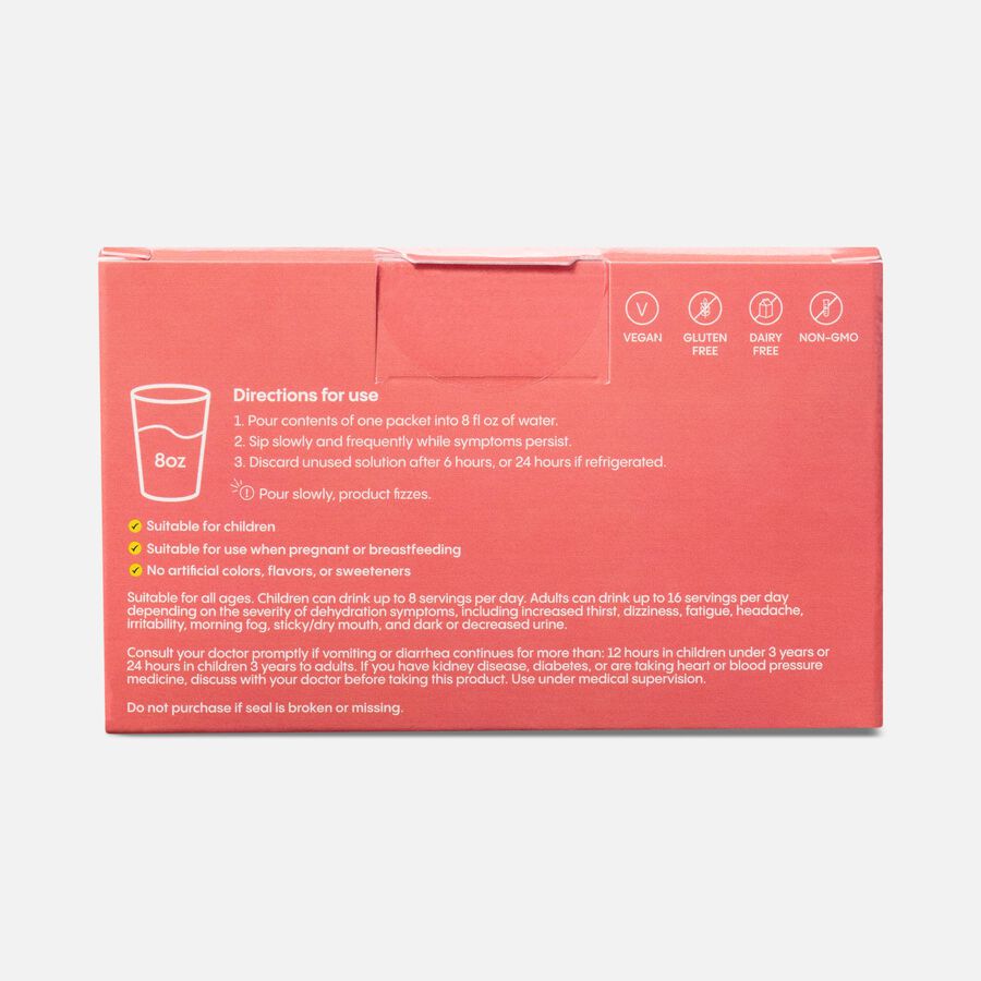 Hydralyte Effervescent Tablets, Strawberry Lemonade, 20 Packets, , large image number 1