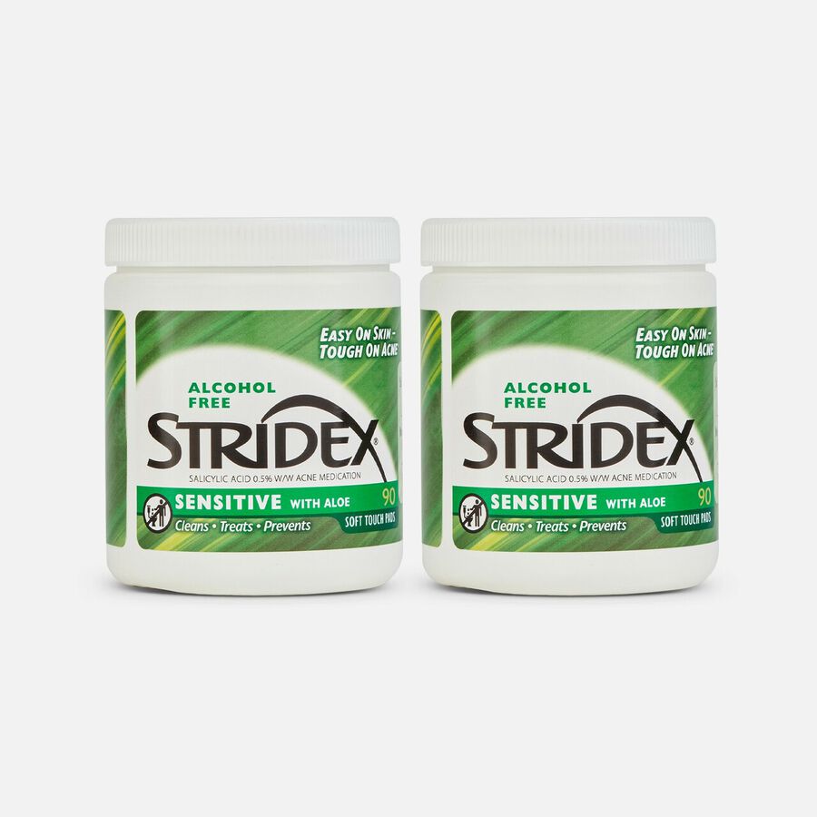 Stridex Medicated Pads Sensitive, 90 ct. (2-Pack), , large image number 0