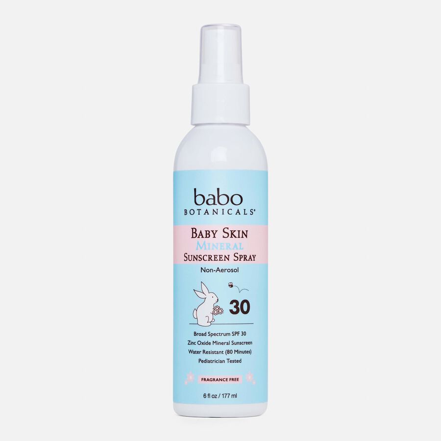 Babo Botanicals Sensitive Baby Mineral Sunscreen Spray, SPF 30, 6 fl oz., , large image number 0