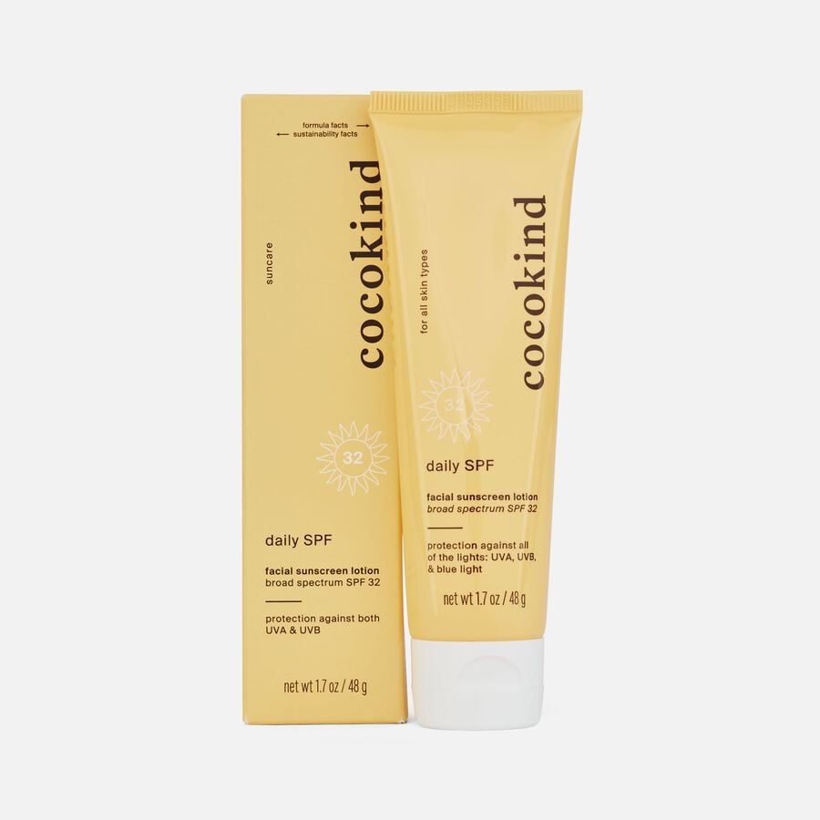 Cocokind Daily Mineral Facial Sunscreen Lotion, SPF 32, 1.7 oz., , large image number 0