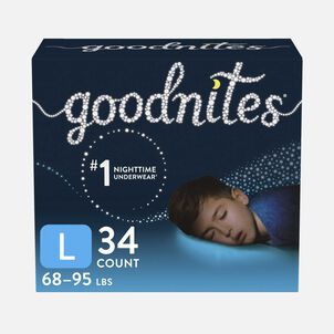 Goodnites Youth Pants for Boys, Giga Pack