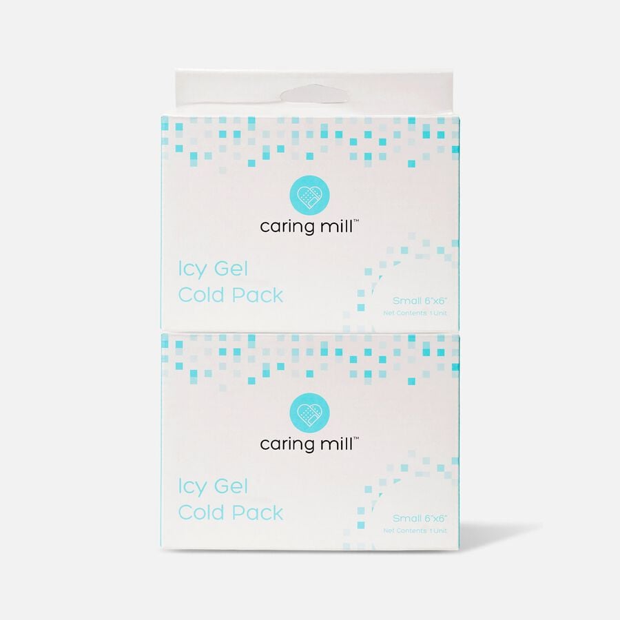 Caring Mill™ Icy Gel Cold Pack - Small 6" x 6" (2-Pack), , large image number 0