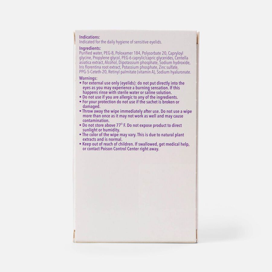 iVIZIA Eyelid Cleansing Wipes, 20 ct., , large image number 1