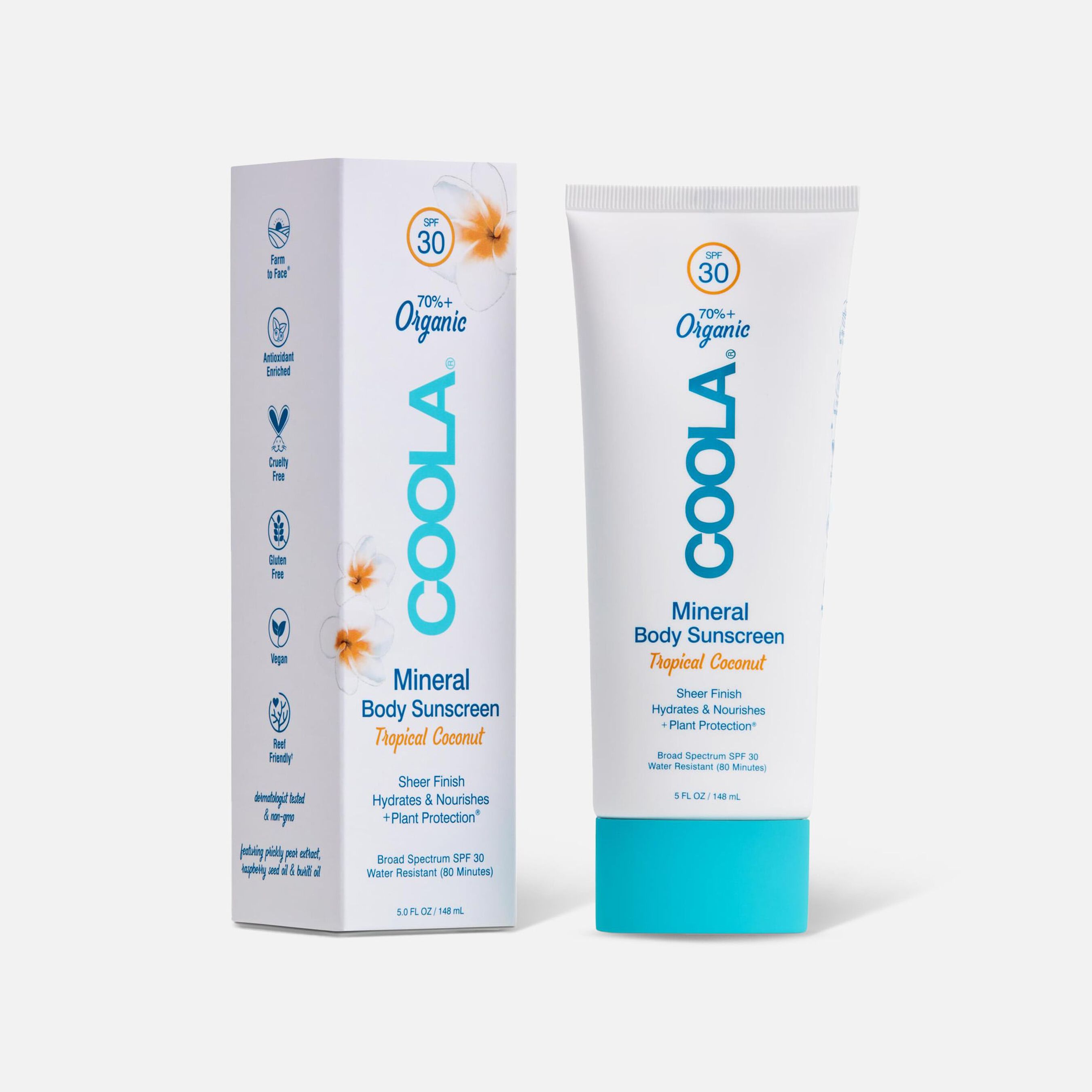 HSA Eligible COOLA Mineral Body Organic Sunscreen Lotion SPF 30