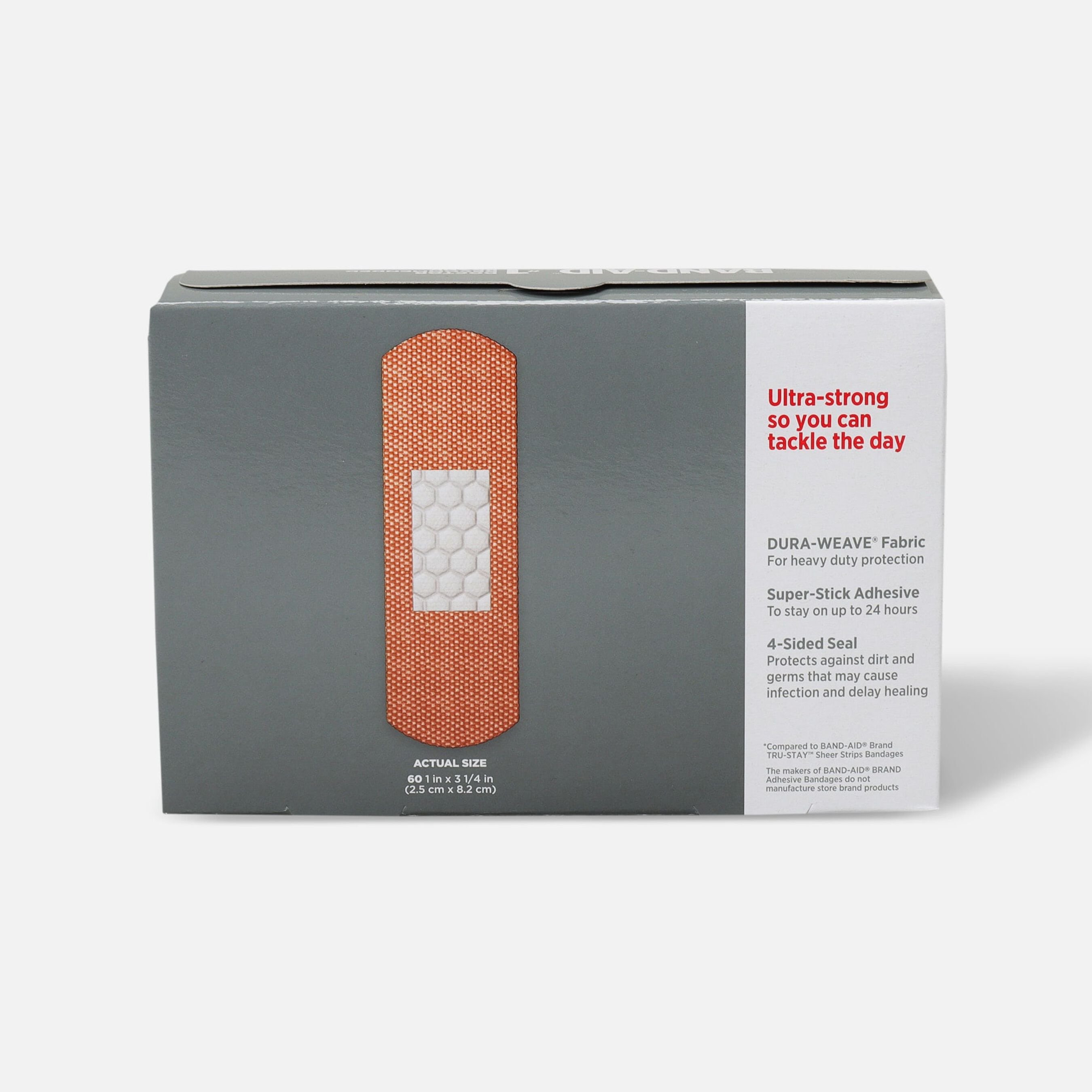 HSA Eligible BANDAID® TOUGHSTRIPS®Adhesive Bandages, 60 ct. HSA