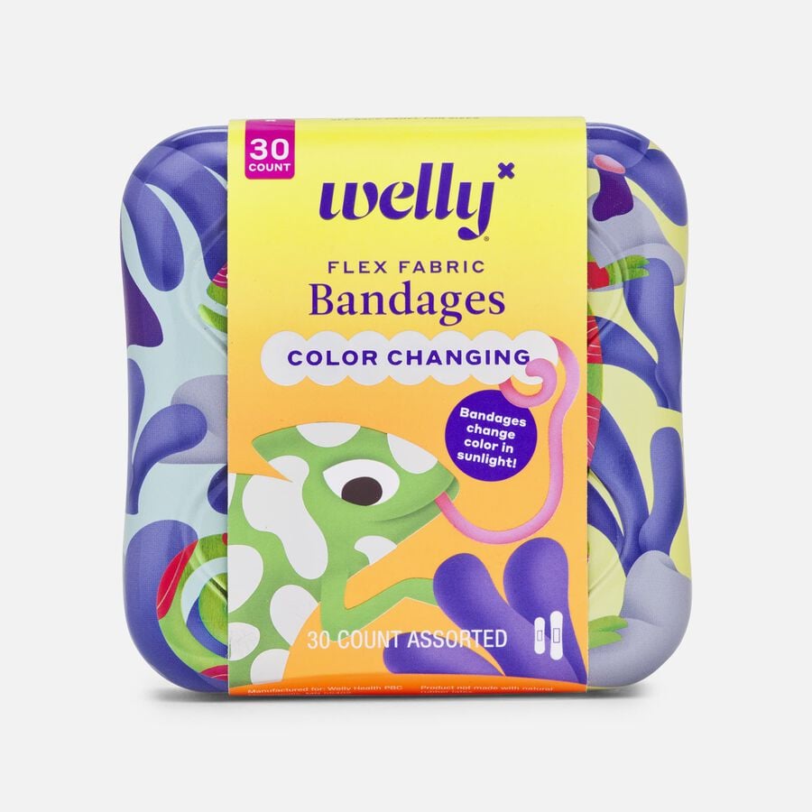 Welly Flex Fabric Bandages, Color-Changing, 30 ct., , large image number 0