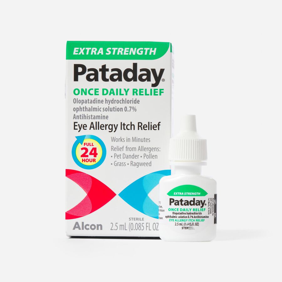 Pataday Once Daily Extra Strength Eye Allergy Itch Drops, 2.5 mL