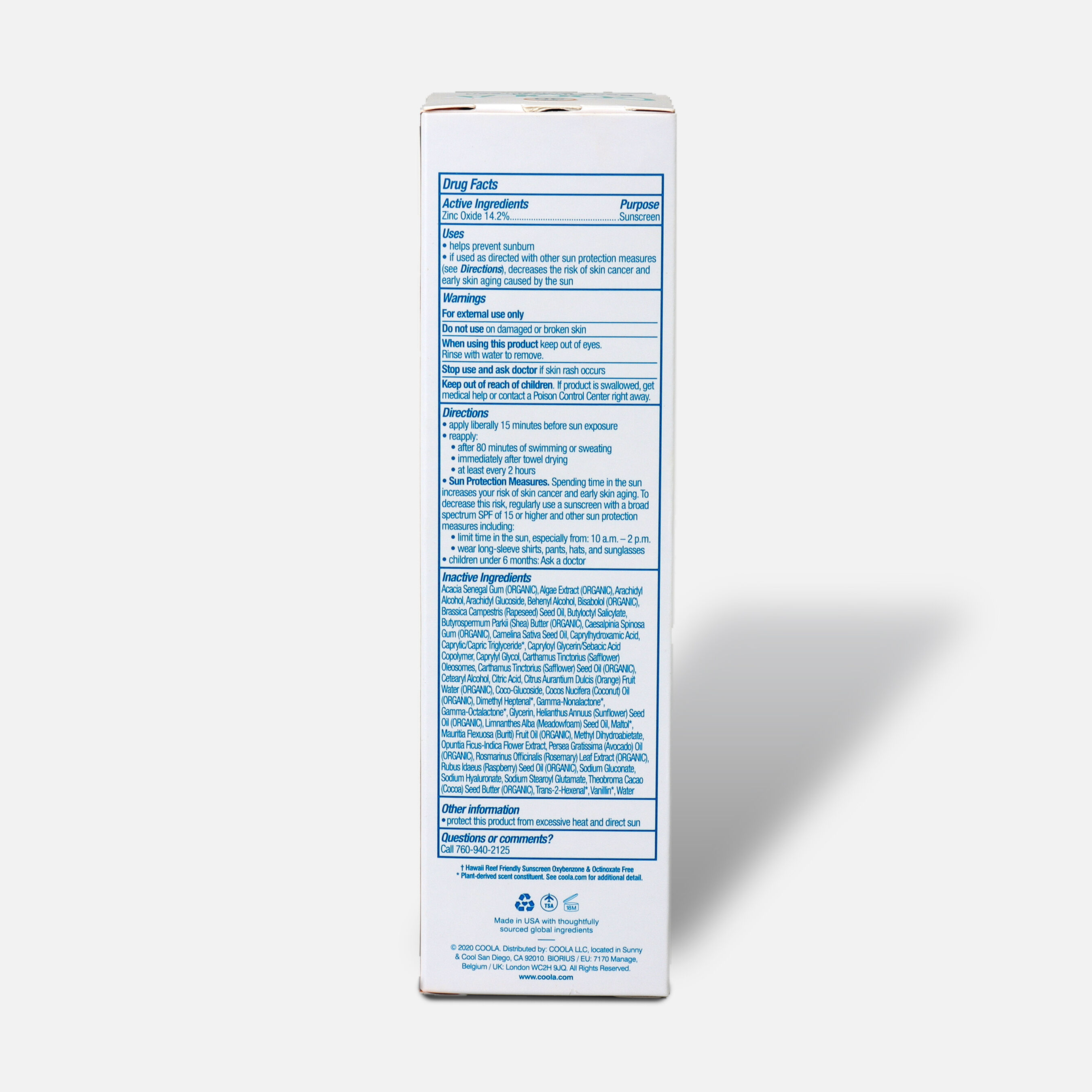 HSA Eligible COOLA Mineral Body Organic Sunscreen Lotion SPF 30