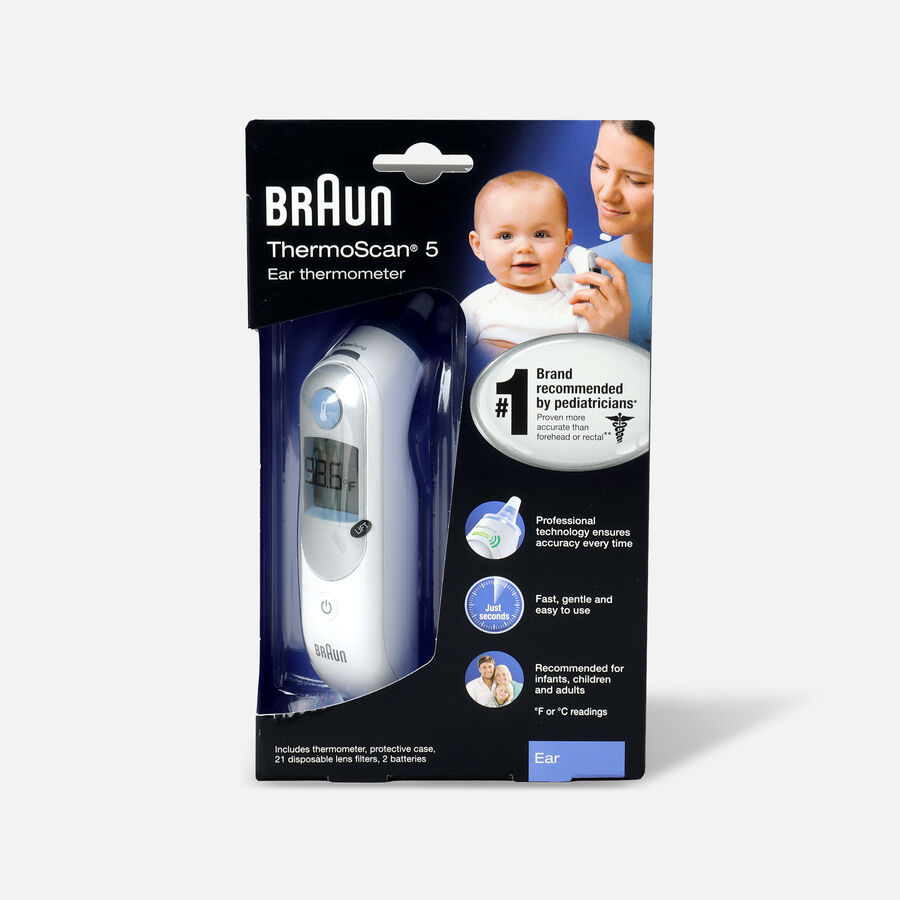 Braun ThermoScan 5 Ear Thermometer, , large image number 0