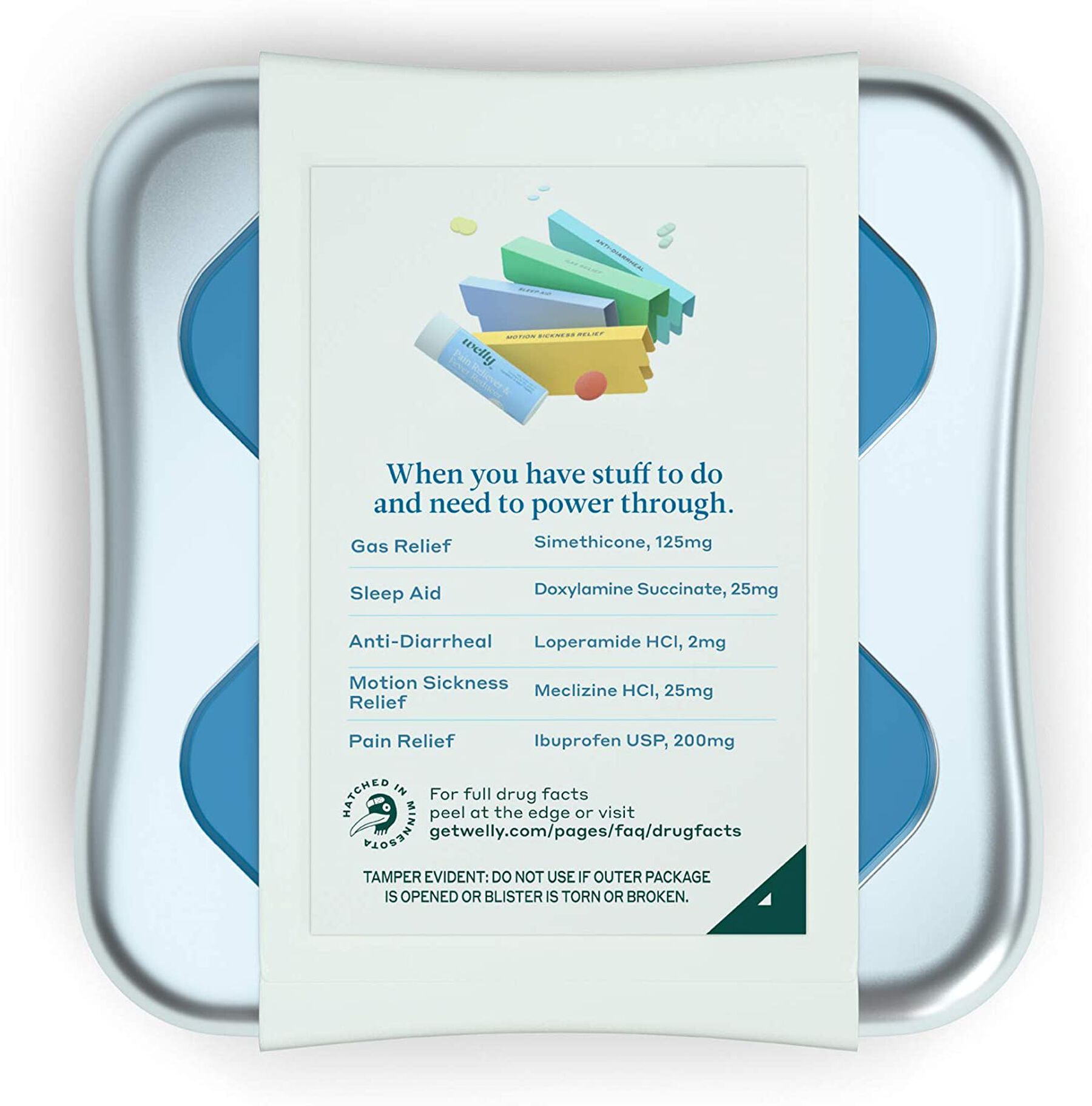 Welly Travel Medicine Kit 42ct