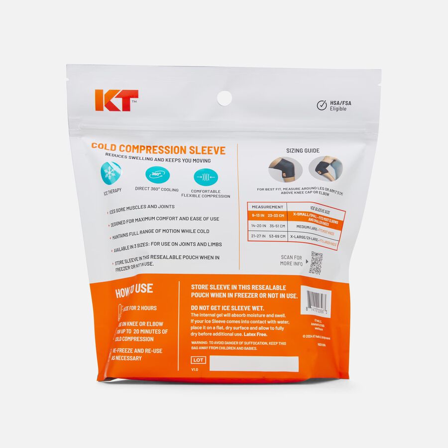 KT Health Ice Sleeve, XS/S, , large image number 1