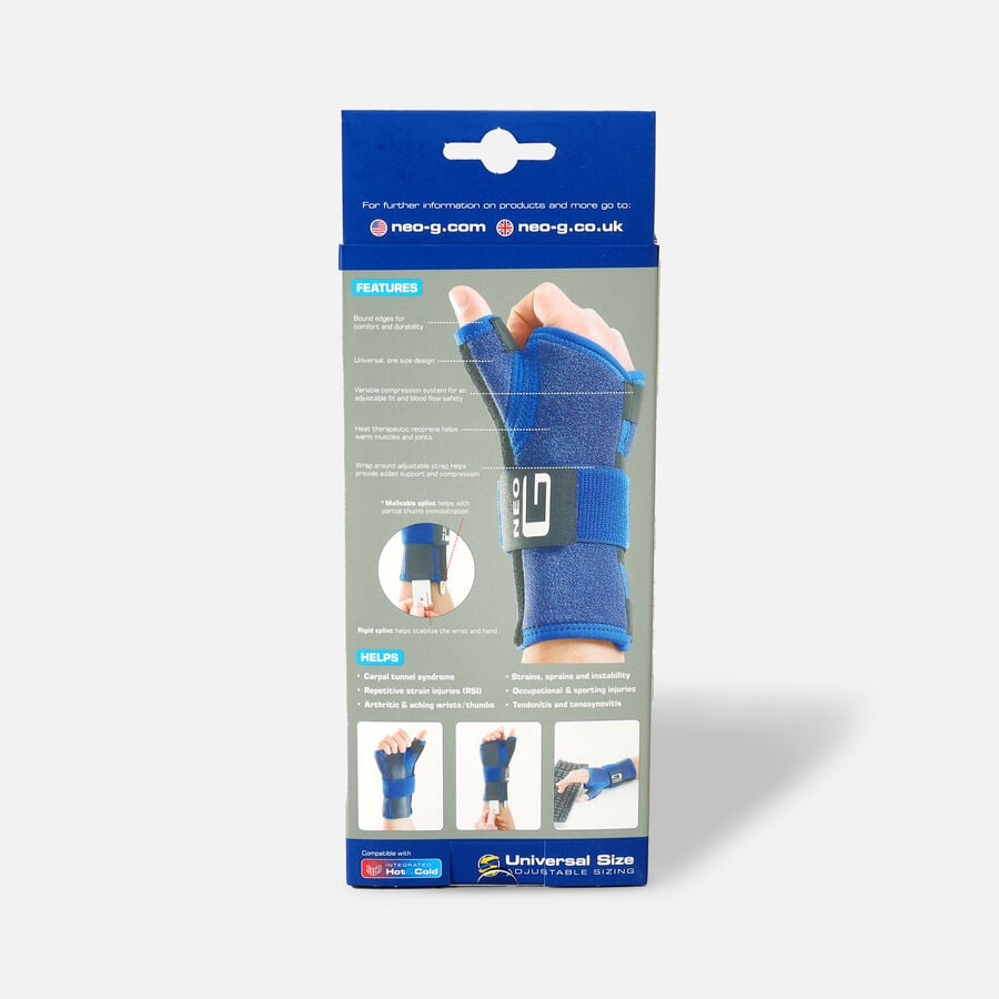 Neo G Stabilized Left Wrist & Thumb Brace, One Size, , large image number 1