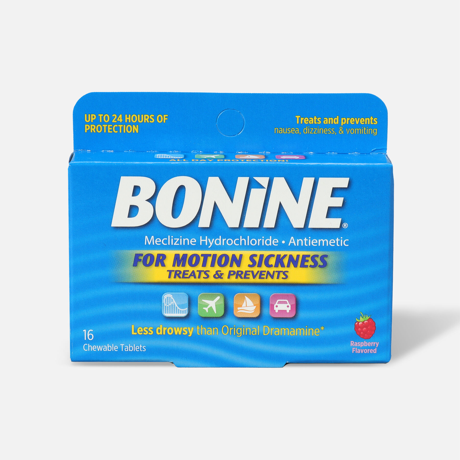 Bonine Motion Sickness Tablets, 16 ct