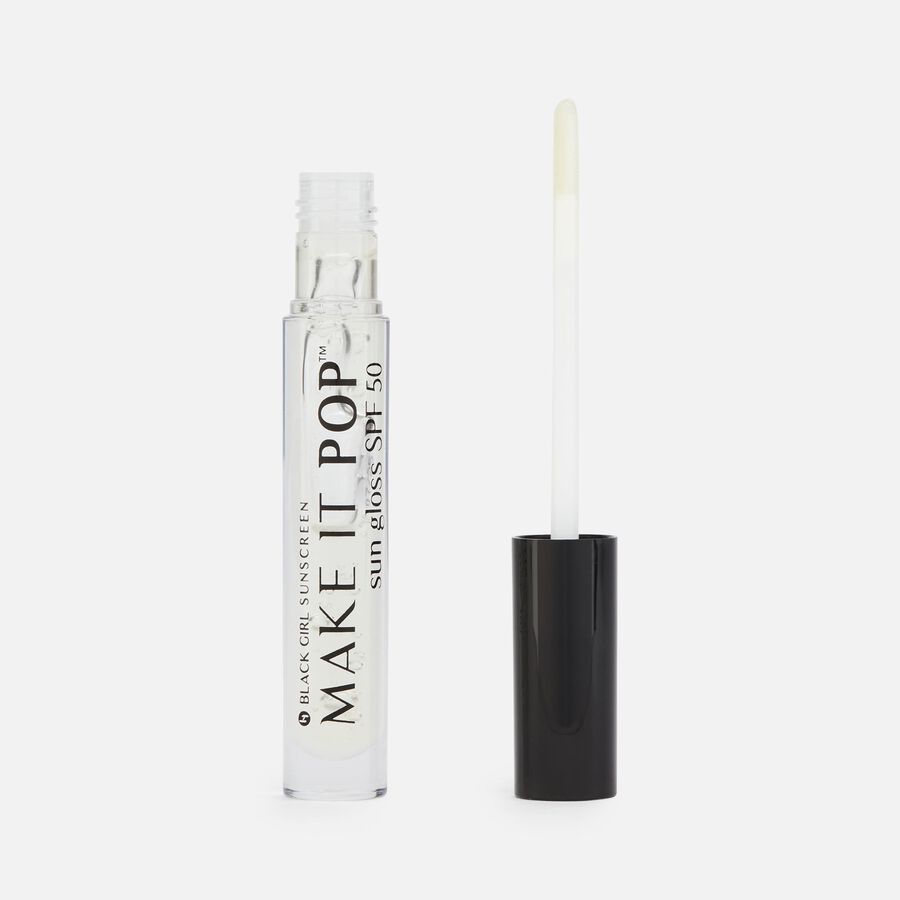 Black Girl Sunscreen Make It Pop Sungloss Sunscreen Lip Gloss, SPF 50, 0.13 fl oz., , large image number 3