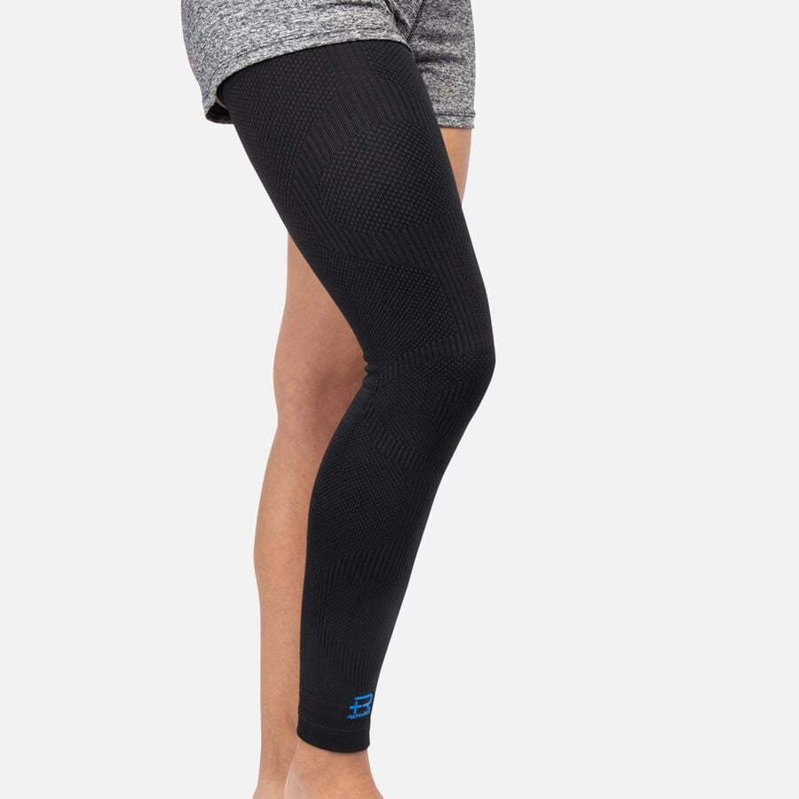 Reparel Leg Sleeve, Black, L, , large image number 2