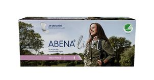 Abena Light Protective Pads, Ultra Mini 0, 3.25" x 8", 24 ct.