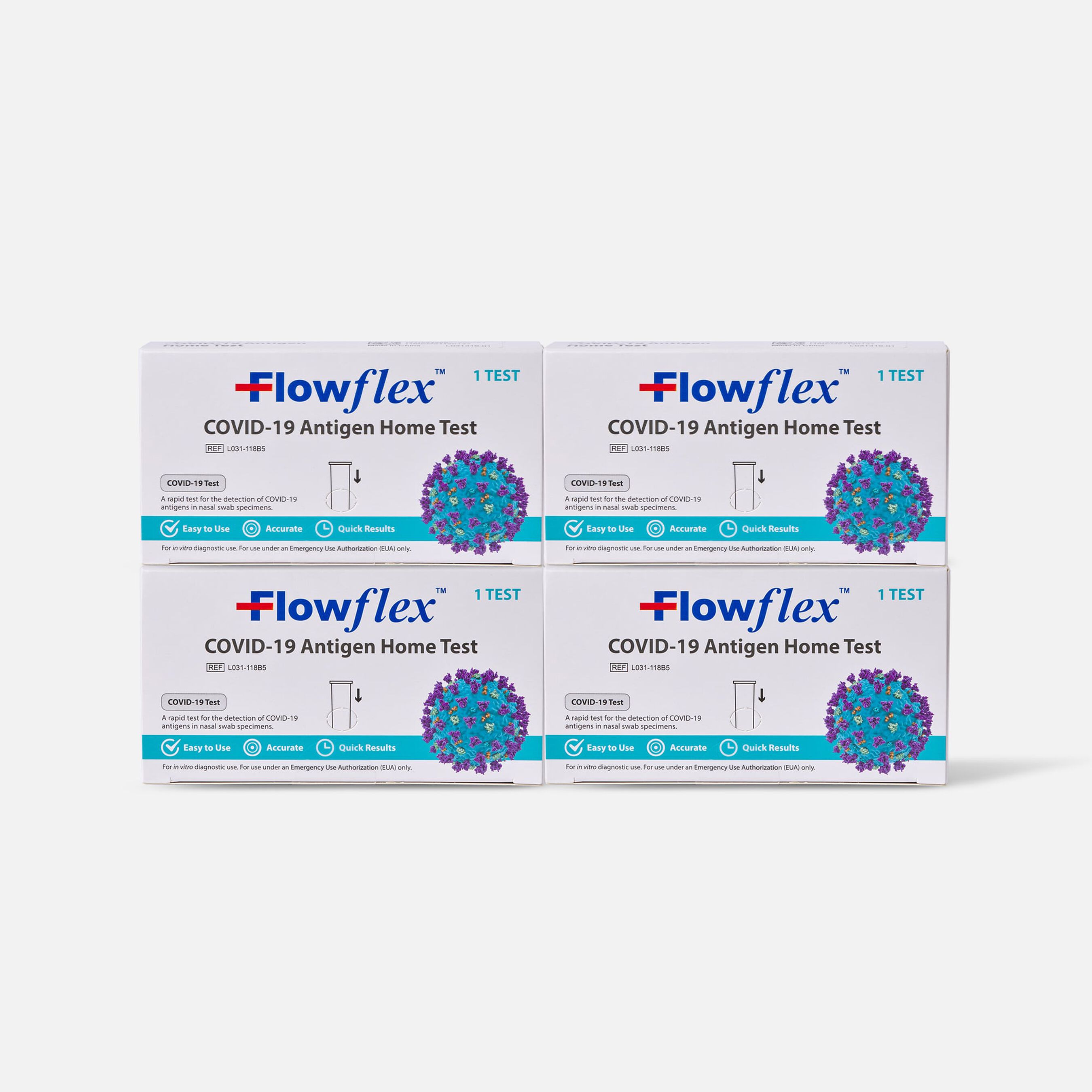 Flowflex COVID19 Antigen Home Test, 1 ct. (4Pack)