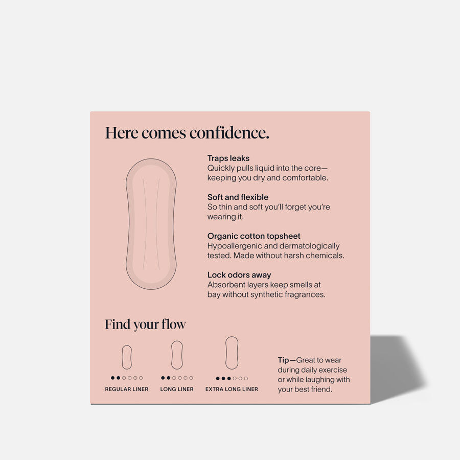 Cora Organic Bladder Extra-Long Liners, 30 ct., , large image number 2