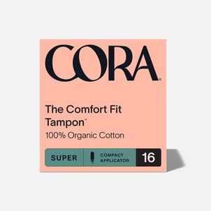 Cora Organic Cotton Applicator Tampons