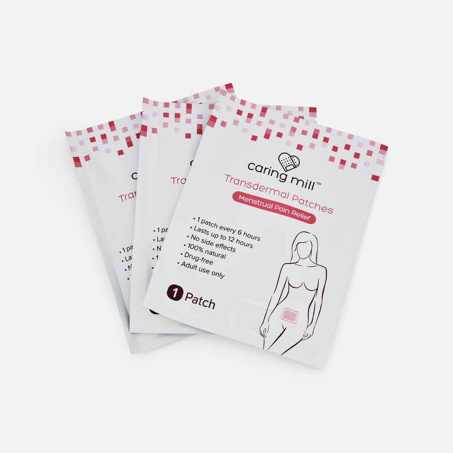 Caring Mill Heating Patch for Menstrual Cramps, 6 ct., , large image number 1