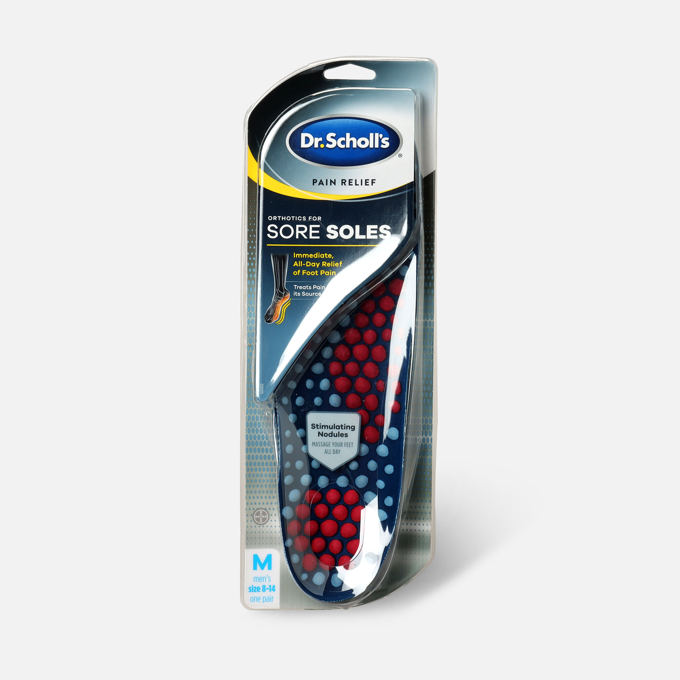 dr scholl's sore soles pain relief orthotics