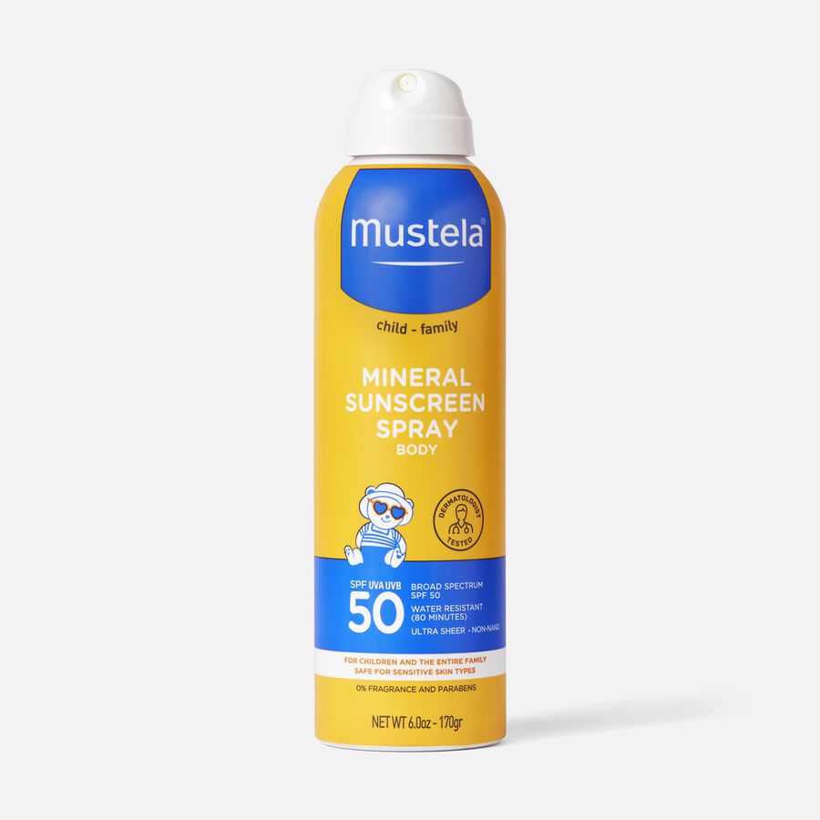 Mustela Mineral Sunscreen Spray, SPF 50, 6 oz., , large image number 0