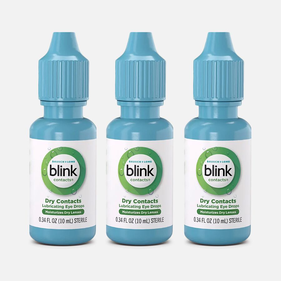 Sensitive Eyes Drops for Rewetting Soft Lenses to Minimize Dryness, 1 fl oz. (3-Pack), , large image number 0
