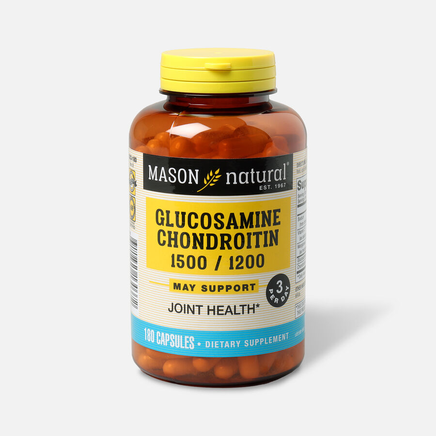 Mason Natural Glucosamine Chondroitin, Double Strength 1500/1200 3 per