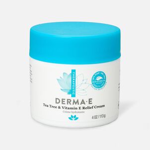 Derma E Tea Tree and Vitamin E Relief Cream, 4 oz.
